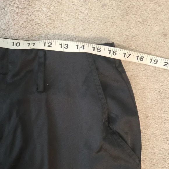 Zara Black Satin Cargo Pants - Picture 7 of 16